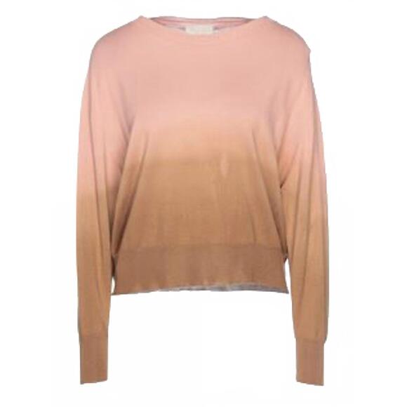 NEW MOMONI women's lightweight knitted sweater in salmon pink